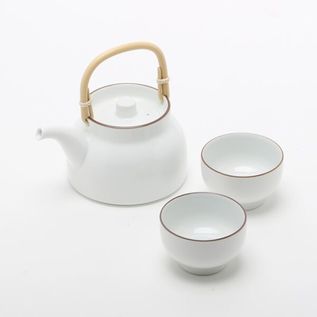 ベーシック 土瓶・汲出セット／白山陶器 （はくさんとうき）｜愛着を